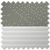 Duo Blind (Blackout), 4575 Dusty Green & 1016 White - VELUX Loft Blind